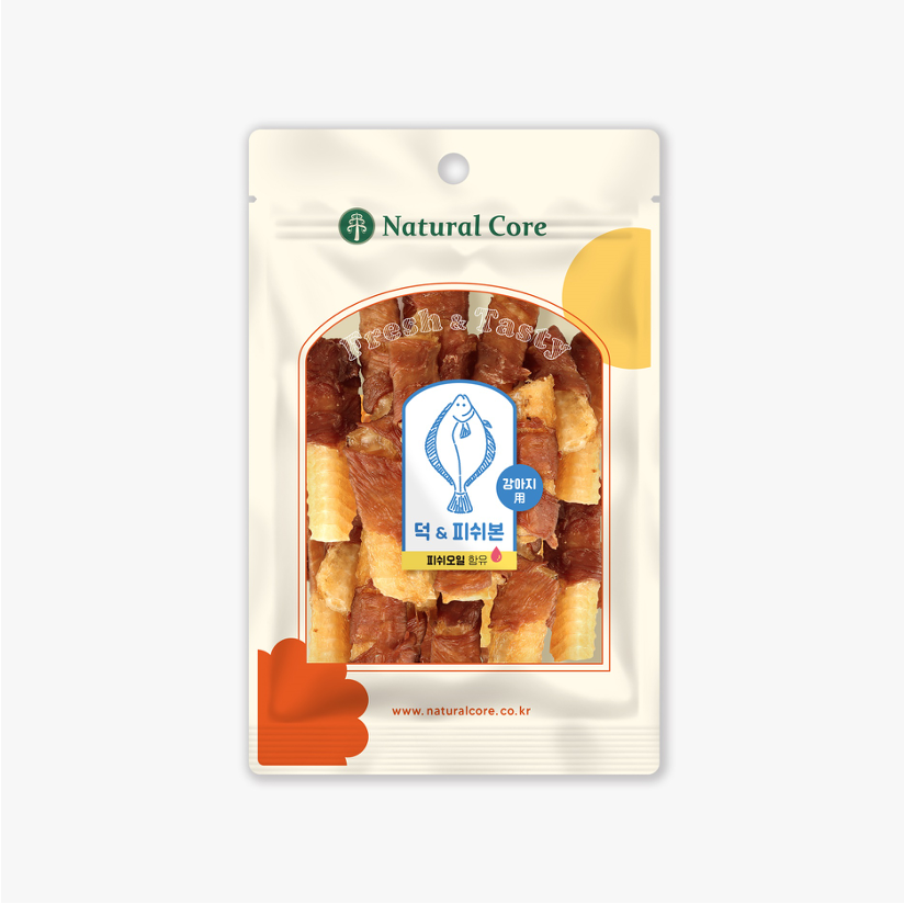 Codfish Bone Wrap Chew Supporting Dental Strength
