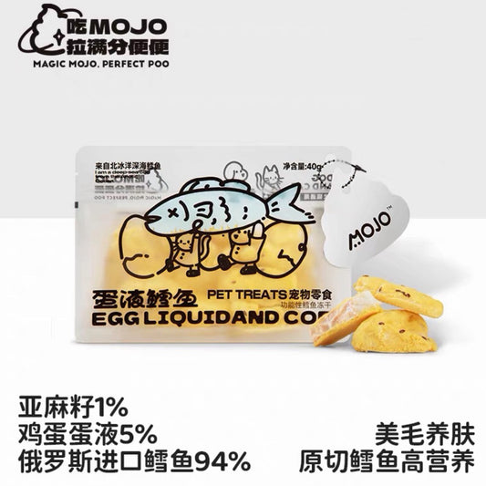OriPet MOJO arctic cod & egg yolk freeze-dried treats (For Dogs & Cats)