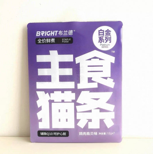 OriPet Bright Pigeon & Scallop Functional Cat Treats with Coenzyme Q10 84g (For Cats)