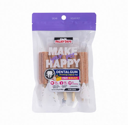 OriPet Palmy Days pitaya & cheese ice cream dental chew (For Dogs)