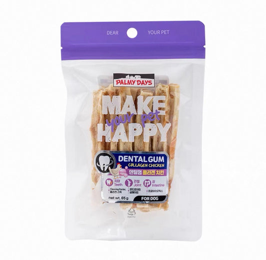 OriPet Palmy Days collagen chicken dental chews (For Dogs)