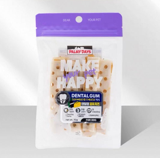 OriPet Palmy Days seaweed & cheese sandwich dental chew (For Dogs)