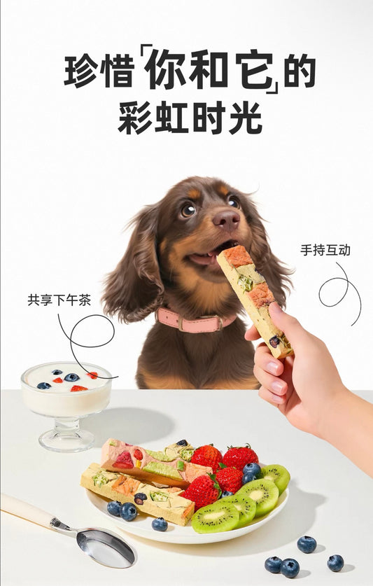 OriPet Yeepet assorted fruit & meat slices dog treats (For Dogs)