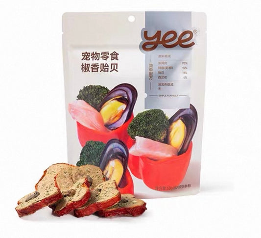 OriPet Yeepet mussel & bell pepper freeze-dried treats (For Dogs)