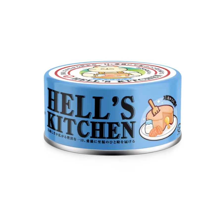 OriPet Hell's Kitchen twin-star lava complete main food can - fish and fresh milk (For Cats)