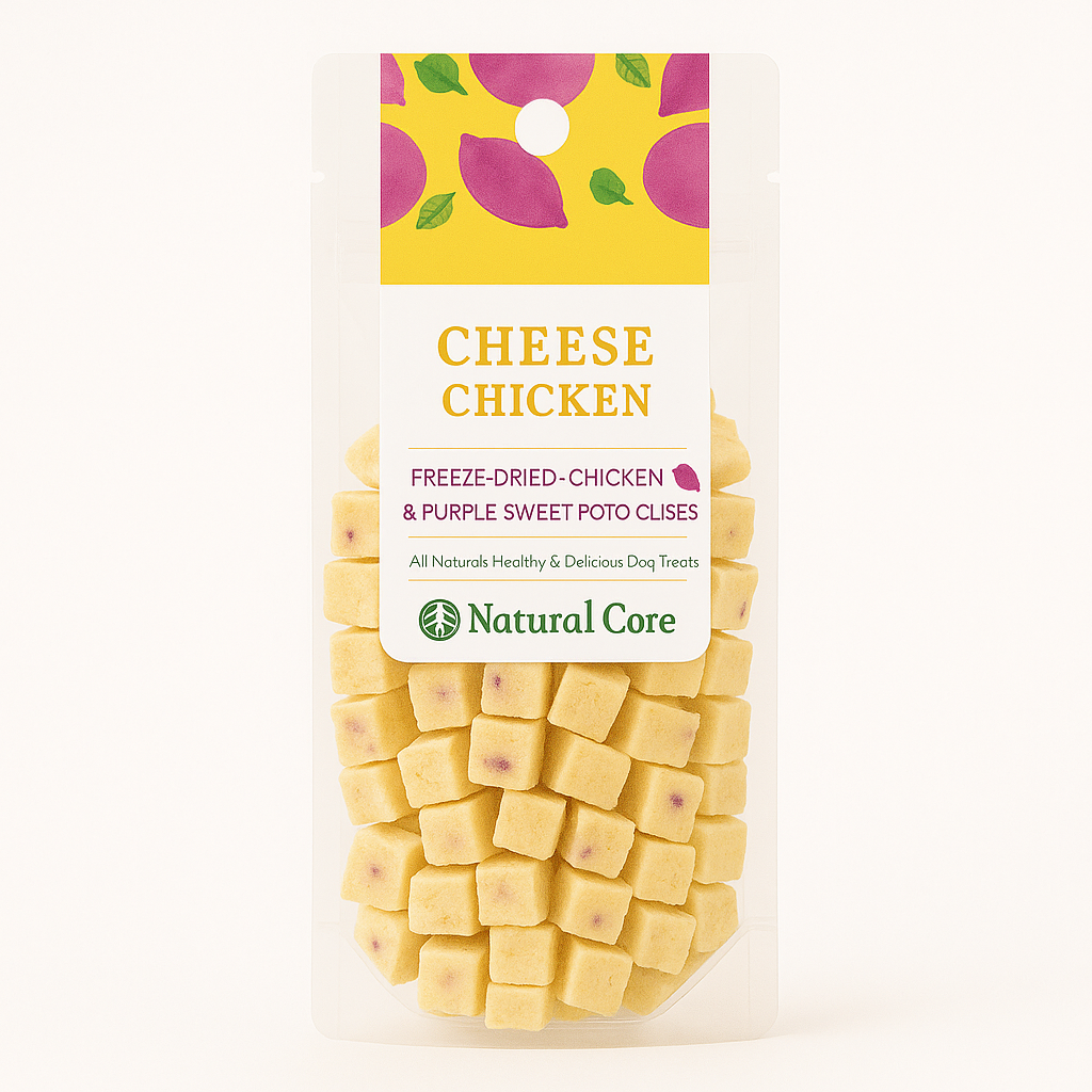 Natural Core Natural Core Chicken, Cheese & Purple Sweet Potato Cubes for Dogs