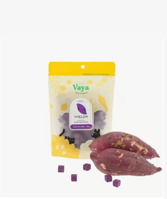 Vaya Vaya Freeze-dried Purple Sweet Potato 80g – Vegan Dog Treat