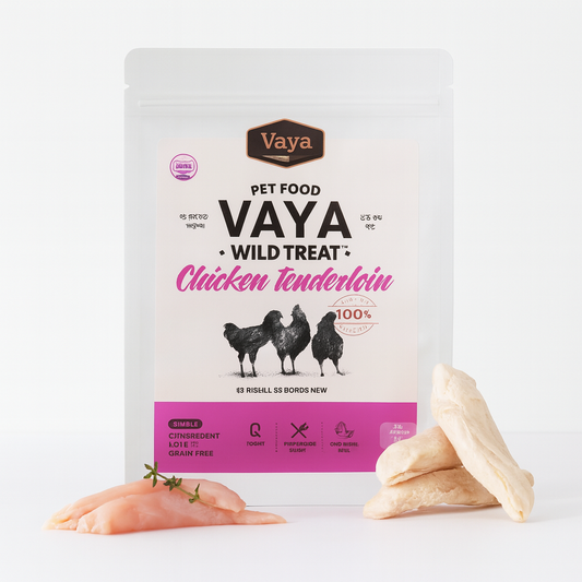 Vaya Vaya Wild Treat Freeze-dried Chicken Tenderloin Dog Treats 80g