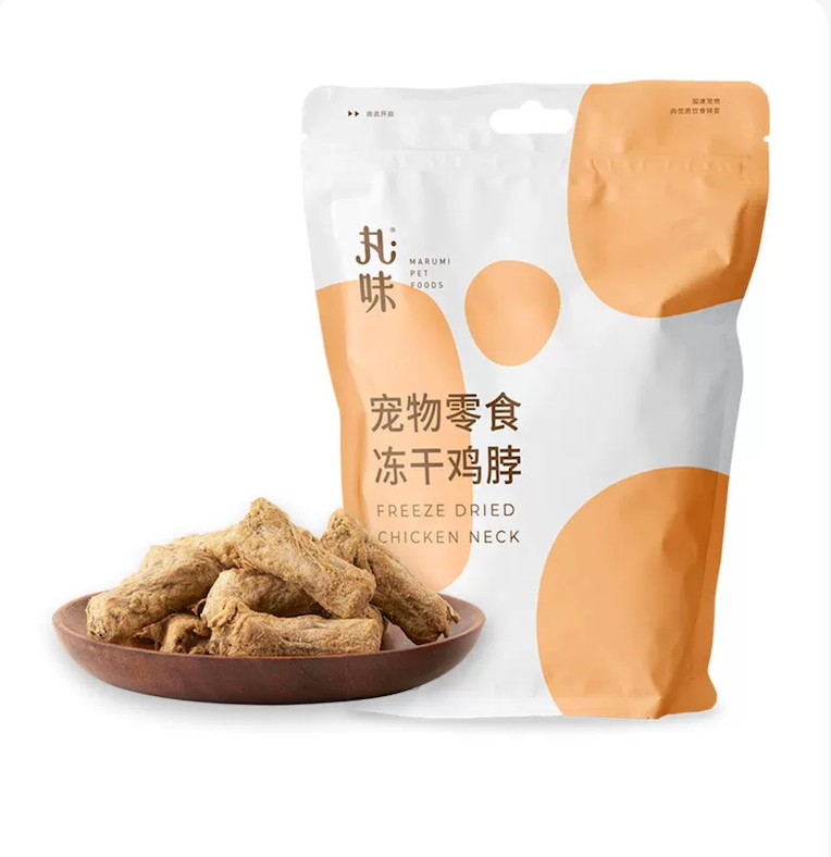 Marumi Pet Food Standard Chicken Neck Freeze-Dried Treat