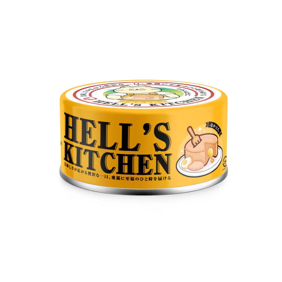 OriPet Hell's Kitchen twin-star lava complete main food can - chicken and egg yolk (For Cats)